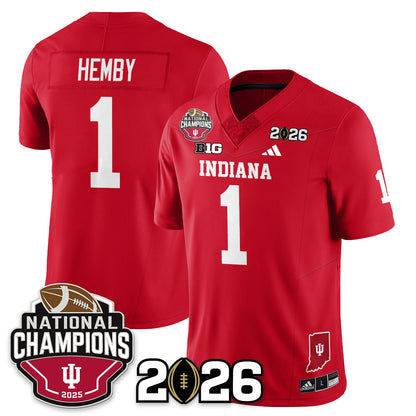 Indiana H Vapor Limited Football Jersey V3 - 2025 National Champions - Stitched