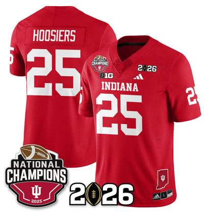 Indiana H Vapor Limited Football Jersey V3 - 2025 National Champions - Stitched
