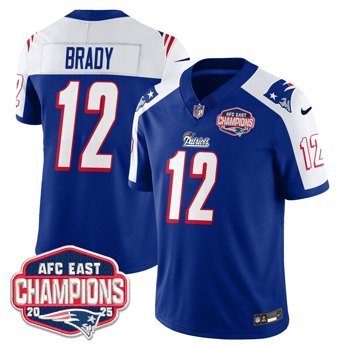 NE 1996 Throwback Limited Vapor Jersey – Stitched