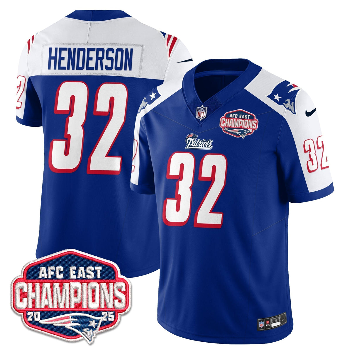 NE 1996 Throwback Limited Vapor Jersey – Stitched