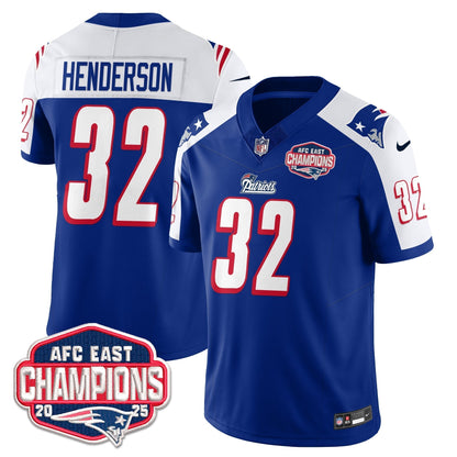 NE 1996 Throwback Limited Vapor Jersey – Stitched