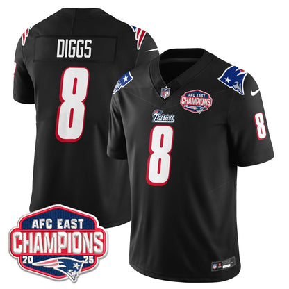 NE 1996 Throwback Limited Vapor Jersey – Stitched