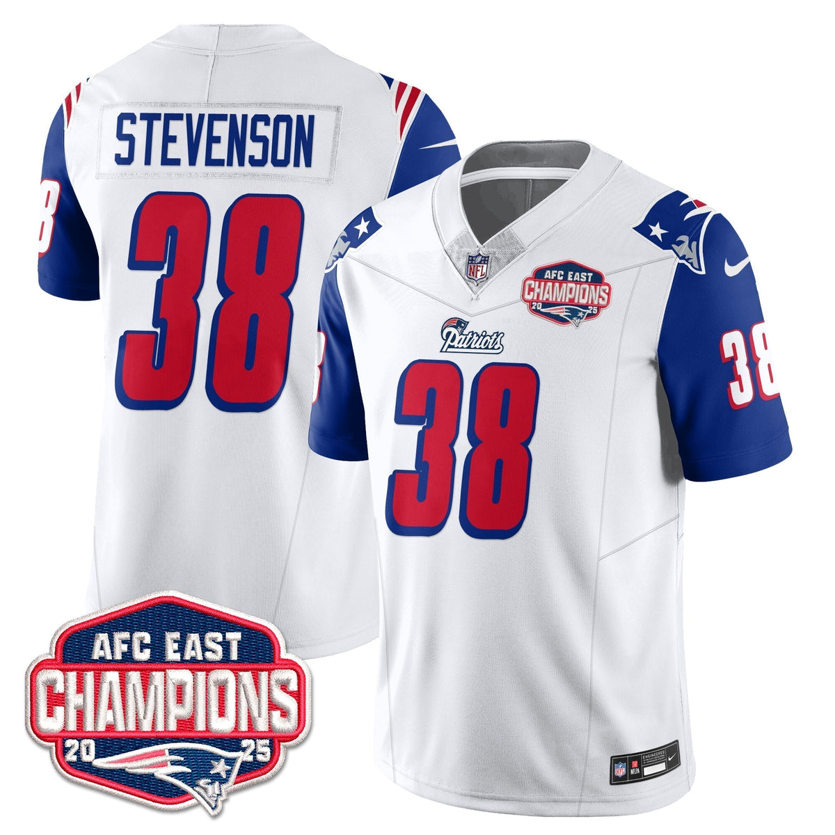 NE 1996 Throwback Limited Vapor Jersey – Stitched