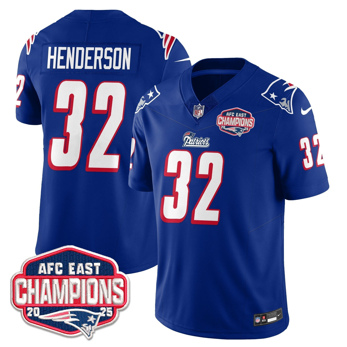 NE 1996 Throwback Limited Vapor Jersey – Stitched
