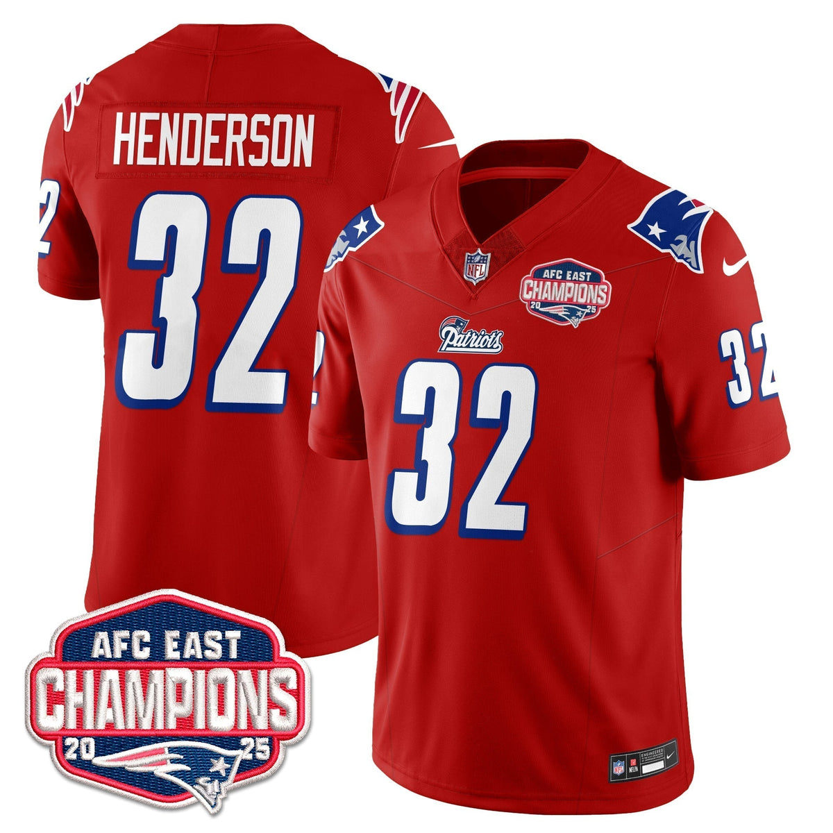 NE 1996 Throwback Limited Vapor Jersey – Stitched