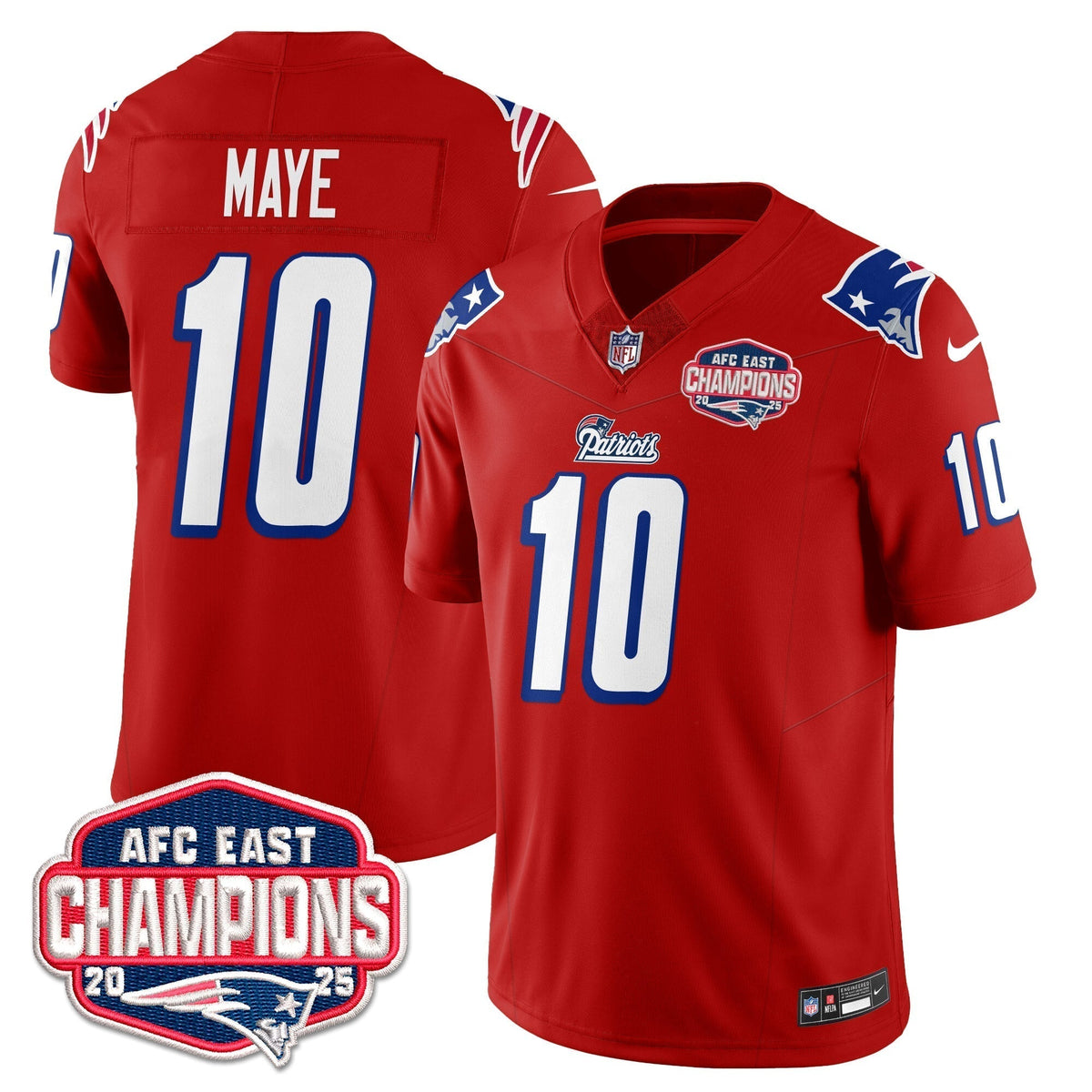 NE 1996 Throwback Limited Vapor Jersey – Stitched
