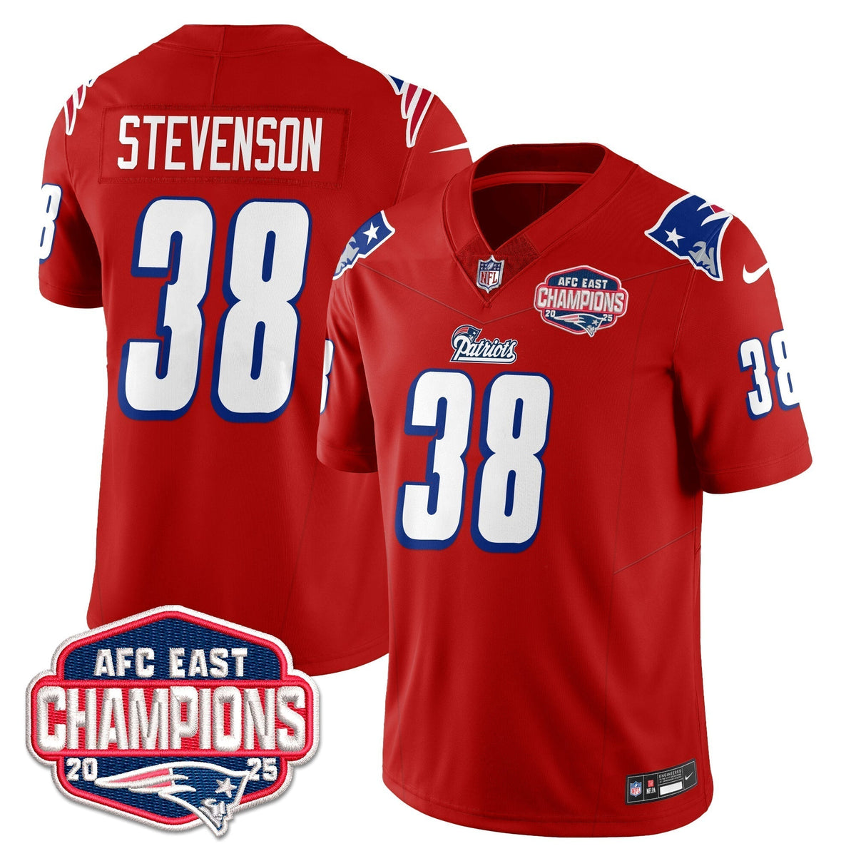 NE 1996 Throwback Limited Vapor Jersey – Stitched