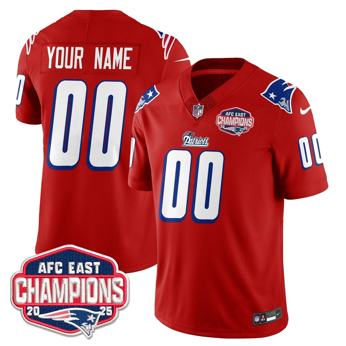 NE 1996 Throwback Limited Vapor Jersey – Stitched