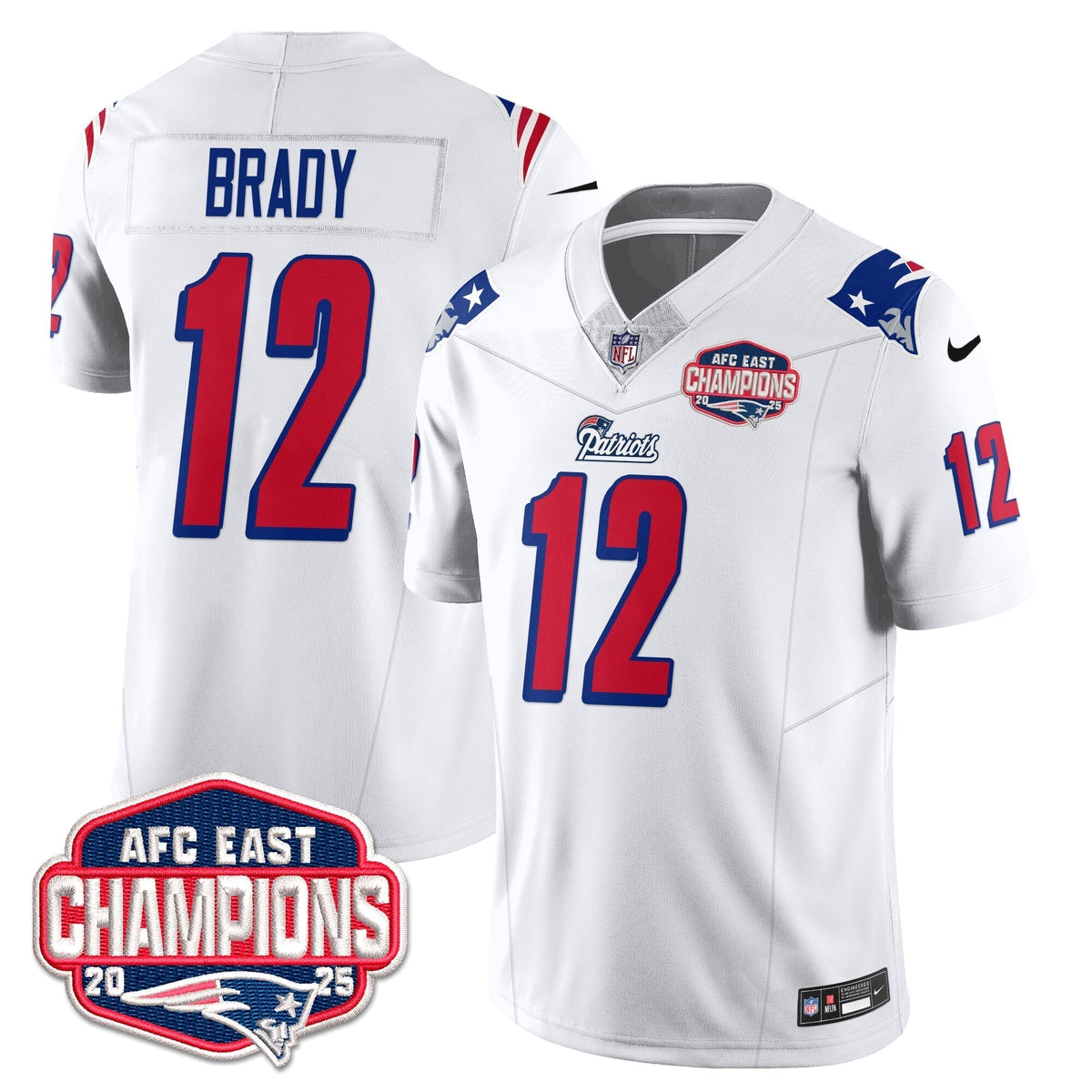 NE 1996 Throwback Limited Vapor Jersey – Stitched