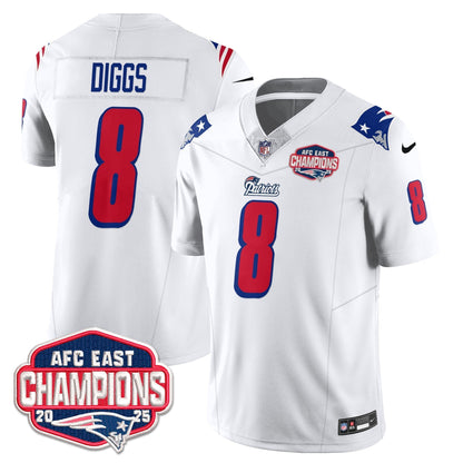 NE 1996 Throwback Limited Vapor Jersey – Stitched