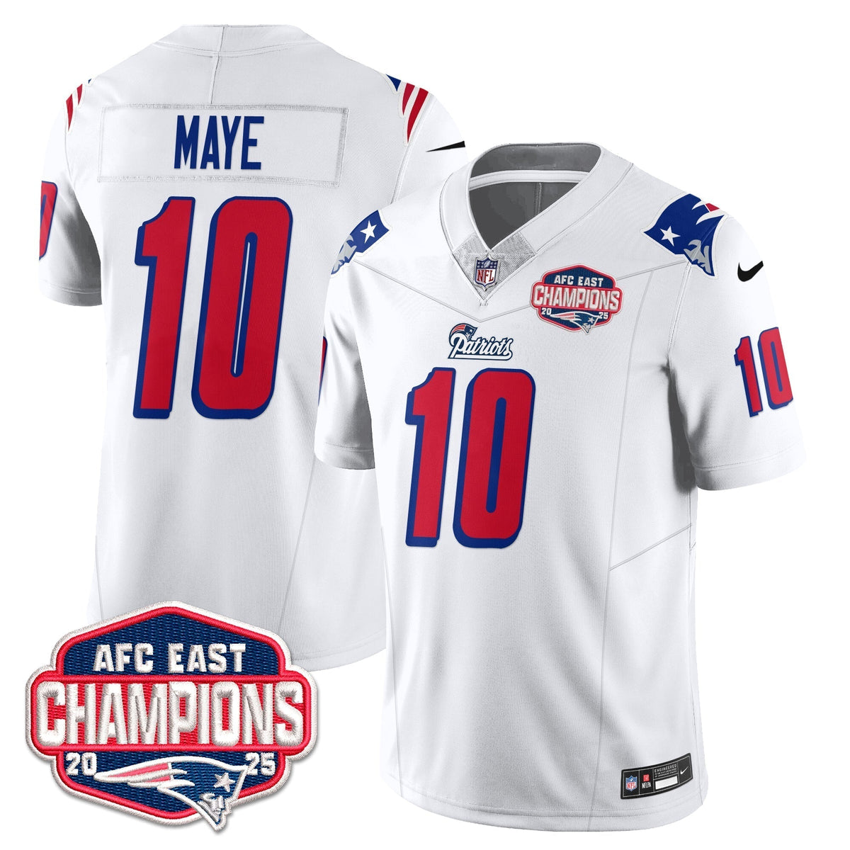 NE 1996 Throwback Limited Vapor Jersey – Stitched