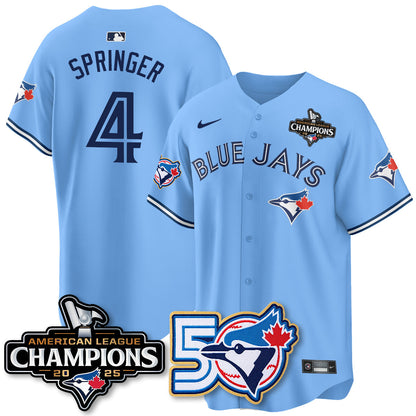TBJ 2025 American League Champions Vapor Limited Jersey - 50th Season - Stitched