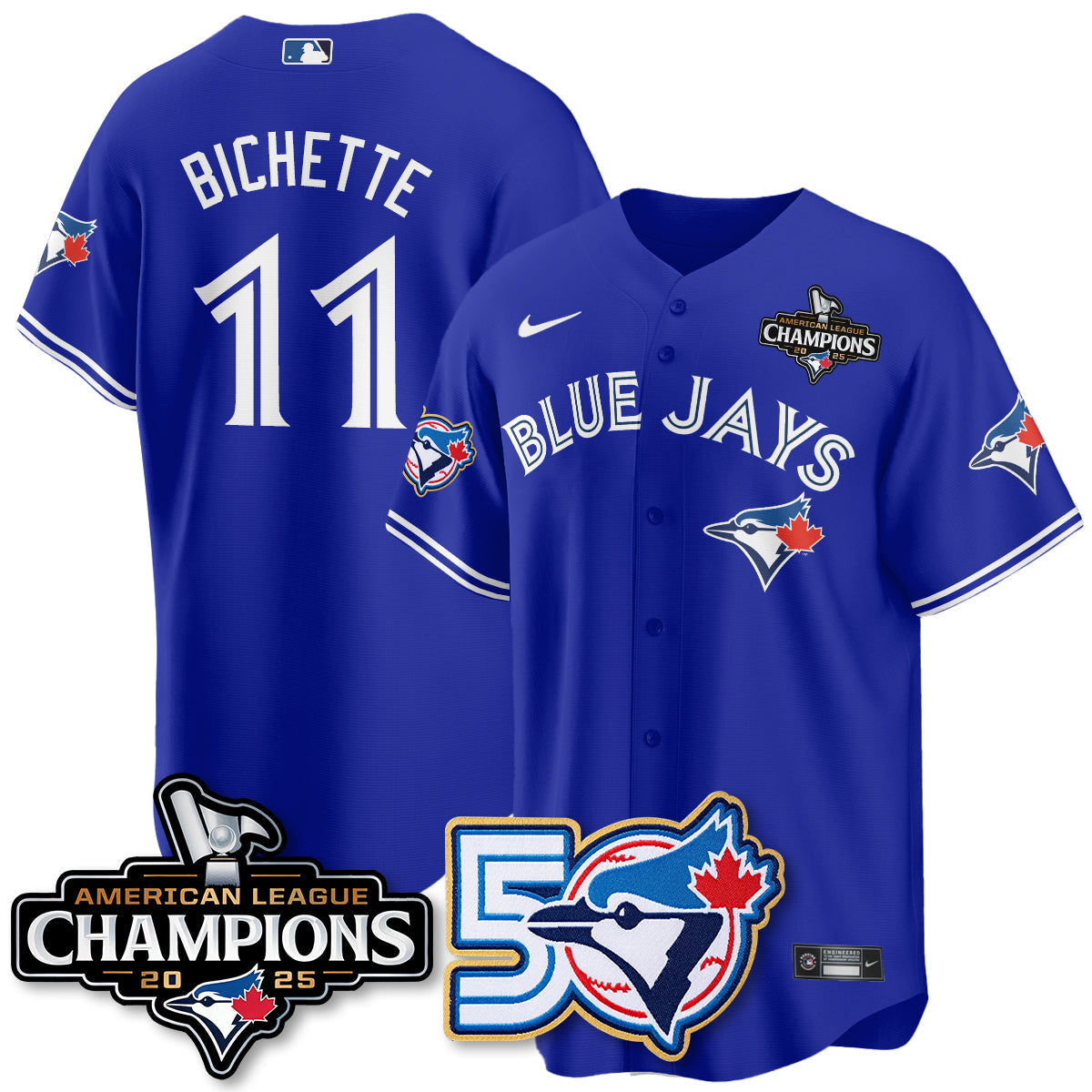 TBJ 2025 American League Champions Vapor Limited Jersey - 50th Season - Stitched
