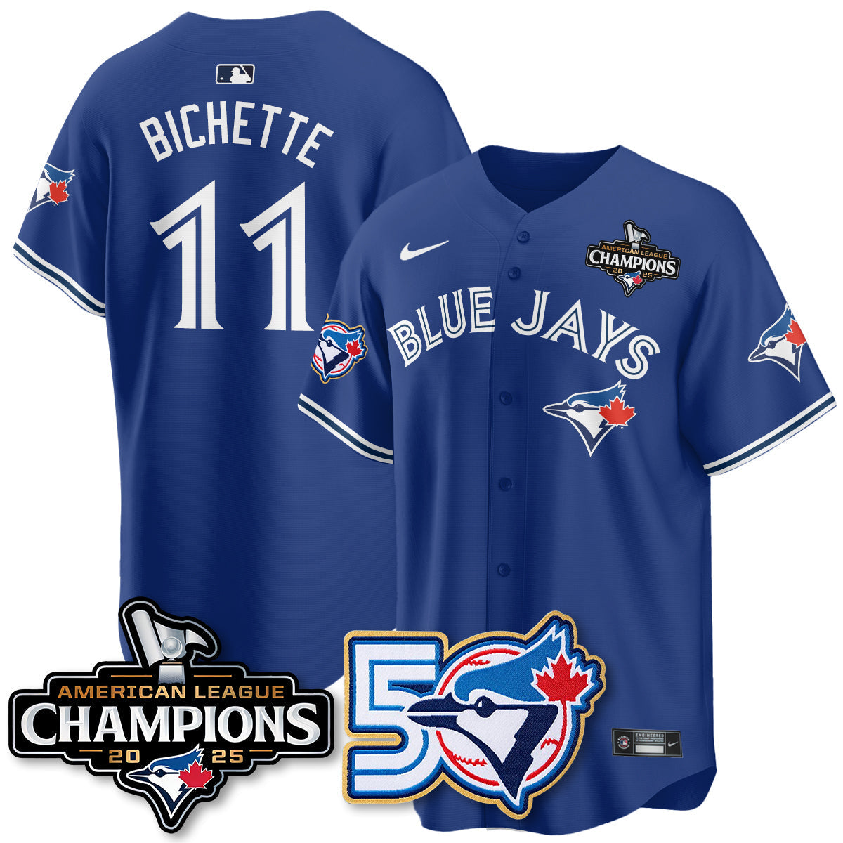 TBJ 2025 American League Champions Vapor Limited Jersey - 50th Season - Stitched