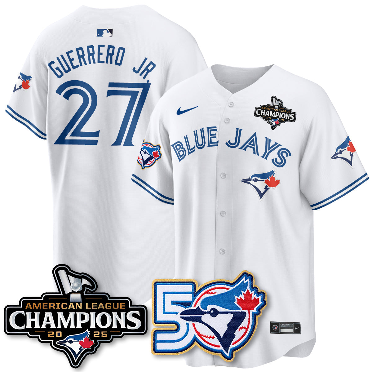 TBJ 2025 American League Champions Vapor Limited Jersey - 50th Season - Stitched