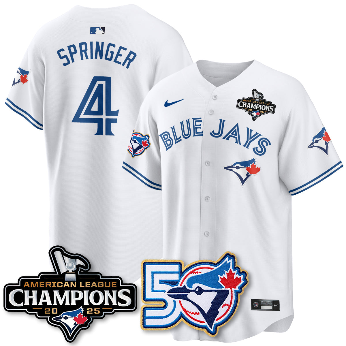TBJ 2025 American League Champions Vapor Limited Jersey - 50th Season - Stitched