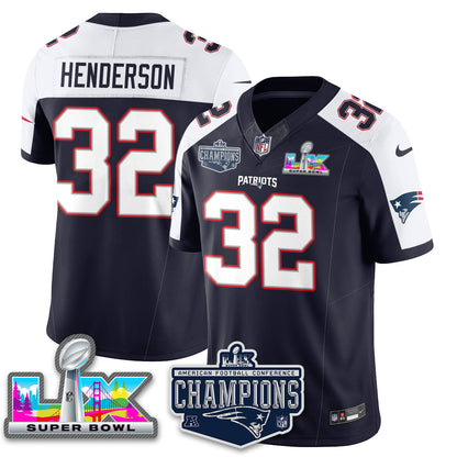 NE 2025 AFC Champions Vapor Limited Jersey - Stitched