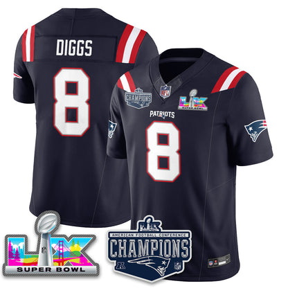 NE 2025 AFC Champions Vapor Limited Jersey - Stitched