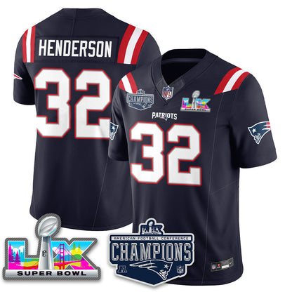 NE 2025 AFC Champions Vapor Limited Jersey - Stitched