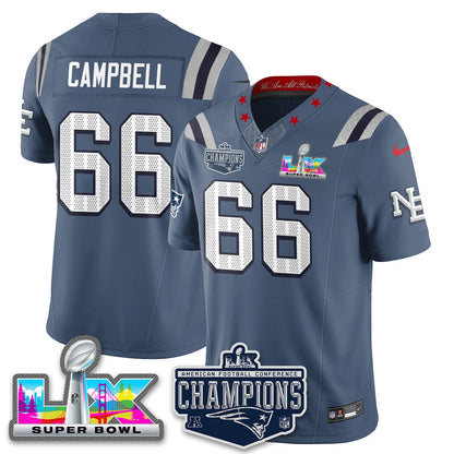 NE 2025 AFC Champions Vapor Limited Jersey - Stitched
