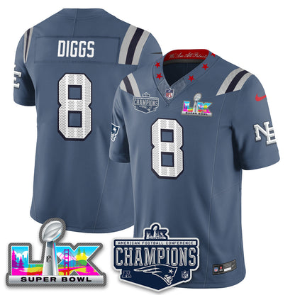 NE 2025 AFC Champions Vapor Limited Jersey - Stitched