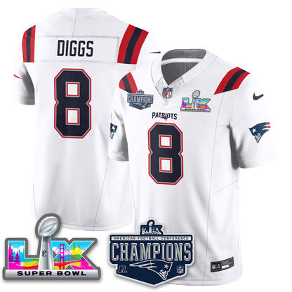 NE 2025 AFC Champions Vapor Limited Jersey - Stitched