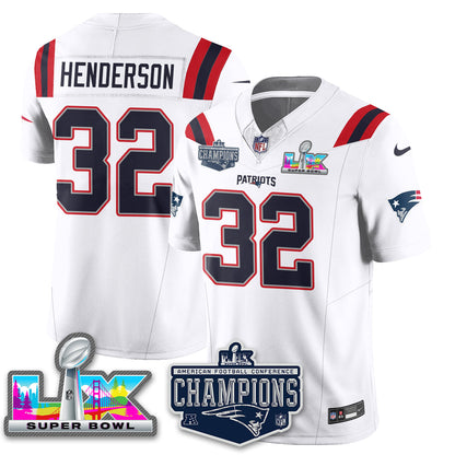 NE 2025 AFC Champions Vapor Limited Jersey - Stitched