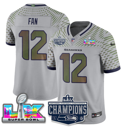 SEA 2025 NFC Champions Vapor Limited Jersey - Stitched