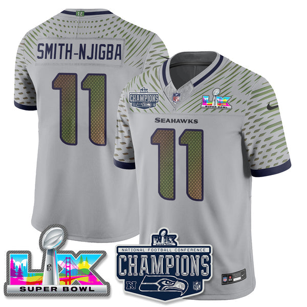 SEA 2025 Vapor Limited Jersey - NFC Champions Limited Patch - Stitched n10