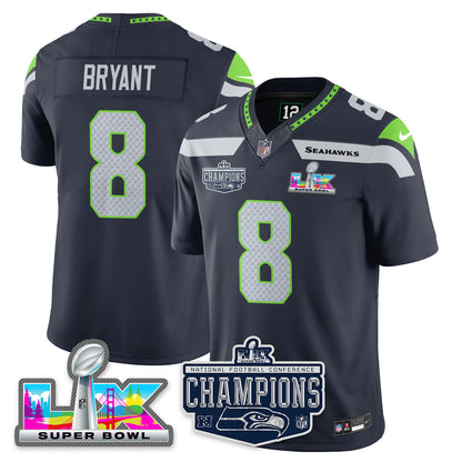 SEA 2025 NFC Champions Vapor Limited Jersey - Stitched