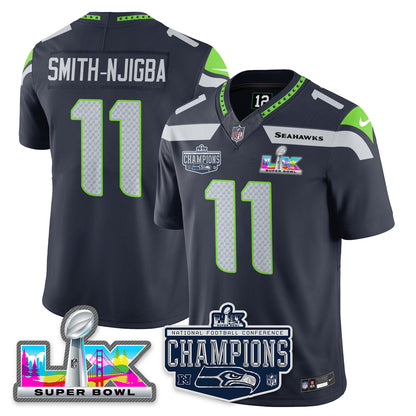 SEA 2025 NFC Champions Vapor Limited Jersey - Stitched