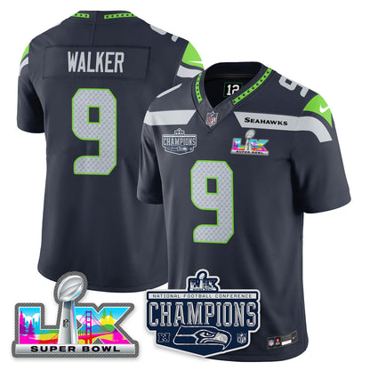 SEA 2025 NFC Champions Vapor Limited Jersey - Stitched
