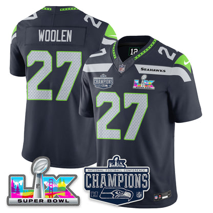 SEA 2025 NFC Champions Vapor Limited Jersey - Stitched