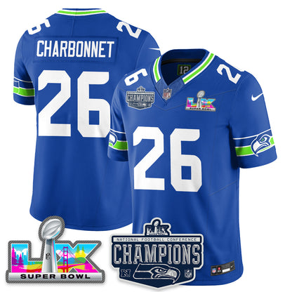 SEA 2025 NFC Champions Vapor Limited Jersey - Stitched