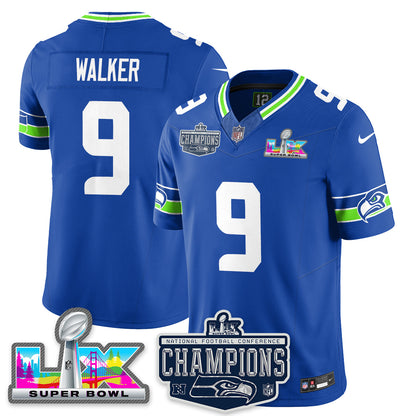 SEA 2025 NFC Champions Vapor Limited Jersey - Stitched