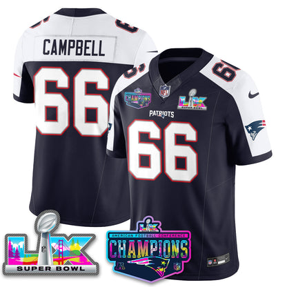 NE 2025 Vapor Jersey - AFC Champions Limited Patch - Stitched