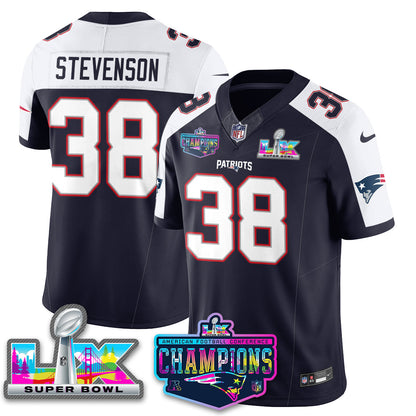 NE 2025 Vapor Jersey - AFC Champions Limited Patch - Stitched