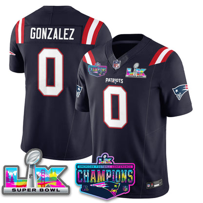 NE 2025 Vapor Jersey - AFC Champions Limited Patch - Stitched