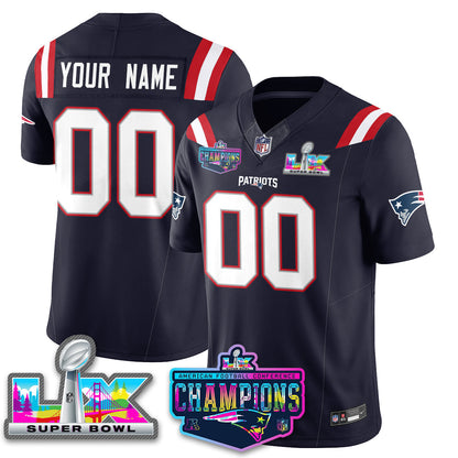 NE 2025 Vapor Jersey - AFC Champions Limited Patch - Stitched