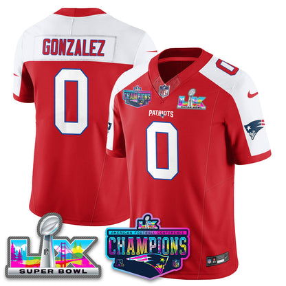 NE 2025 Vapor Jersey - AFC Champions Limited Patch - Stitched
