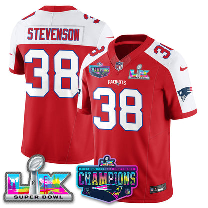 NE 2025 Vapor Jersey - AFC Champions Limited Patch - Stitched