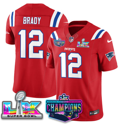NE 2025 Vapor Jersey - AFC Champions Limited Patch - Stitched