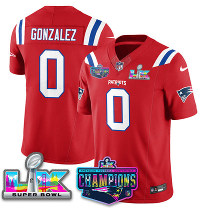 NE 2025 Vapor Jersey - AFC Champions Limited Patch - Stitched