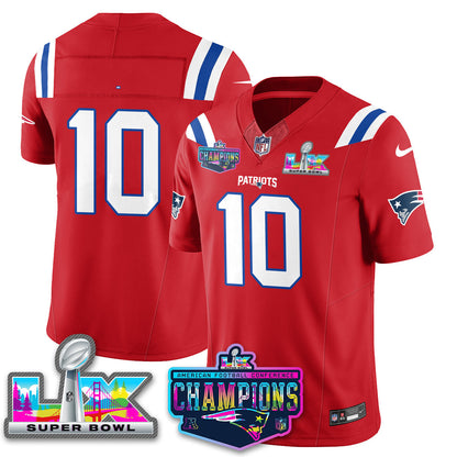 NE 2025 Vapor Jersey - AFC Champions Limited Patch - Stitched