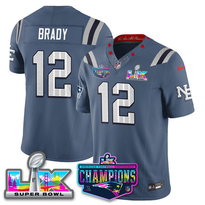 NE 2025 Vapor Jersey - AFC Champions Limited Patch - Stitched