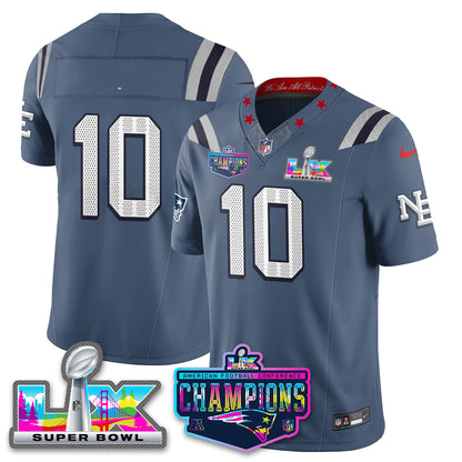 NE 2025 Vapor Jersey - AFC Champions Limited Patch - Stitched