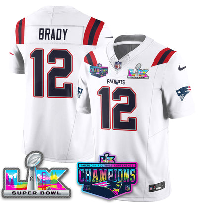 NE 2025 Vapor Jersey - AFC Champions Limited Patch - Stitched