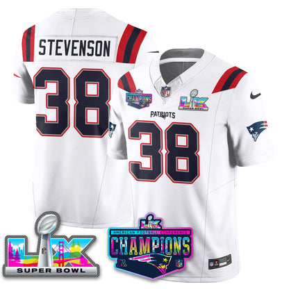 NE 2025 Vapor Jersey - AFC Champions Limited Patch - Stitched