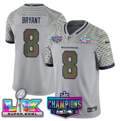 SEA 2025 Vapor Limited Jersey - NFC Champions Limited Patch - Stitched
