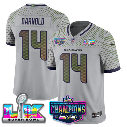 SEA 2025 Vapor Limited Jersey - NFC Champions Limited Patch - Stitched